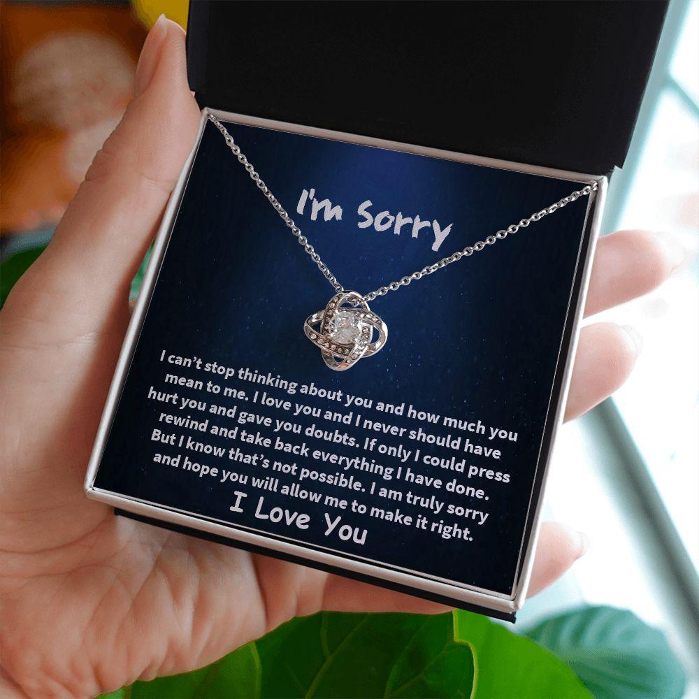 Sorry Gift Wife, Sorry Gift Girlfriend, Sorry Gift Friend, Forgive me Jewelry, - Shine-Smart