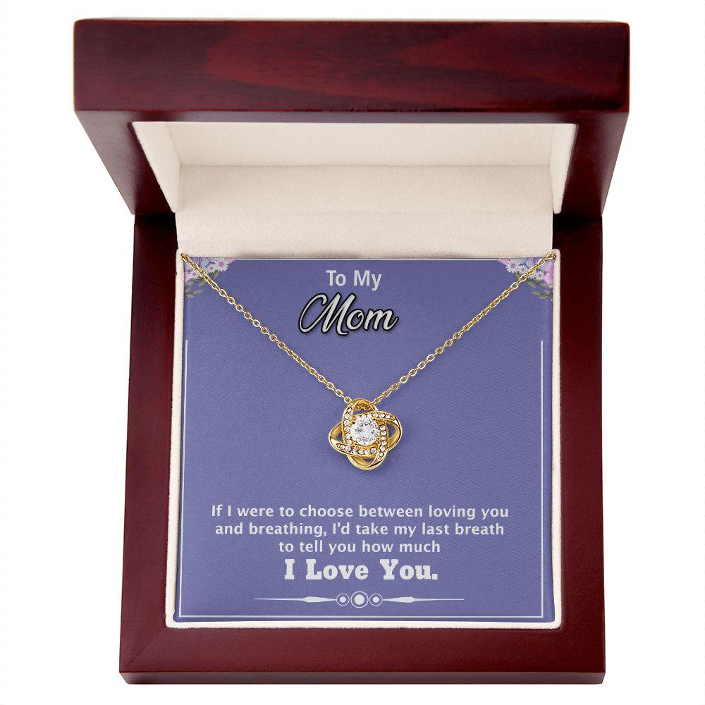 Beautiful Love Knot Necklace Gift for Mom, Excellent Gift for Mom - Shine-Smart