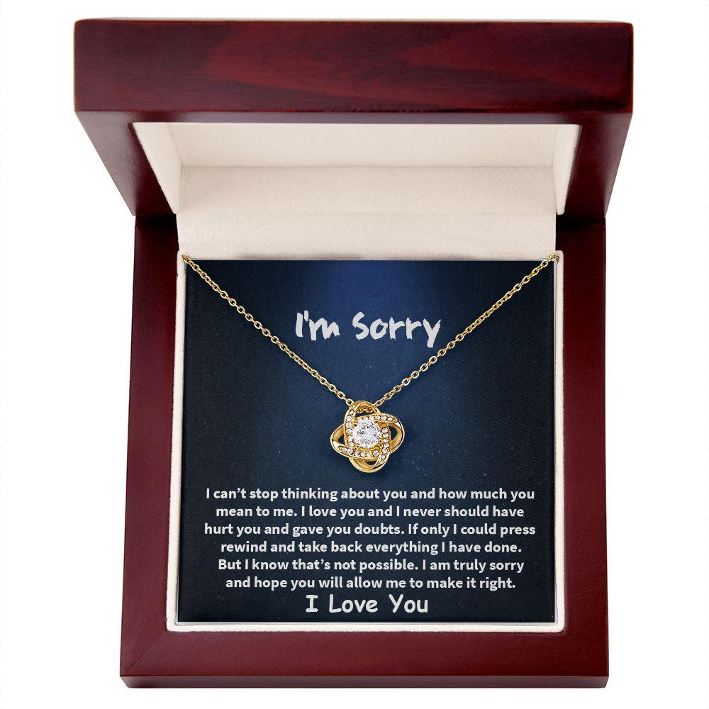 Sorry Gift Wife, Sorry Gift Girlfriend, Sorry Gift Friend, Forgive me Jewelry, - Shine-Smart