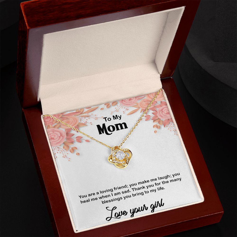 Beautiful Love Knot Necklace for Mom, Best Anniversary Gift For Mom - Shine-Smart