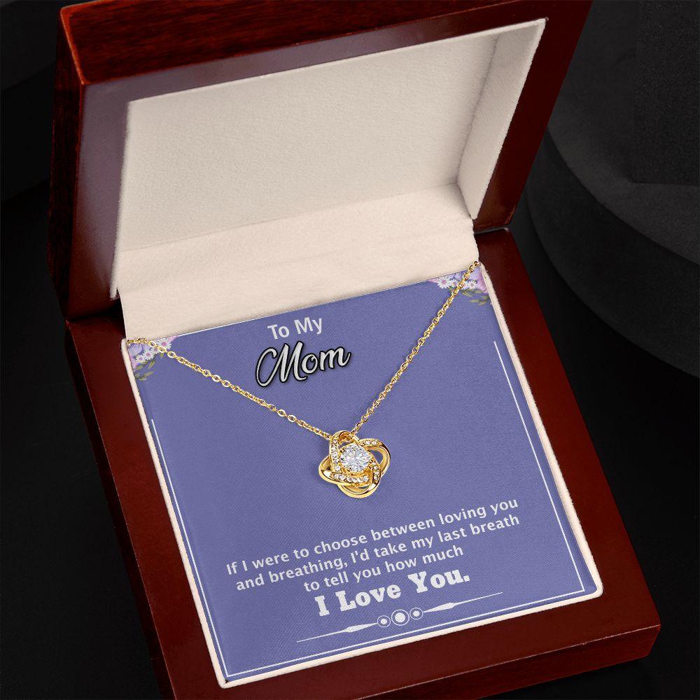 Beautiful Love Knot Necklace Gift for Mom, Excellent Gift for Mom - Shine-Smart