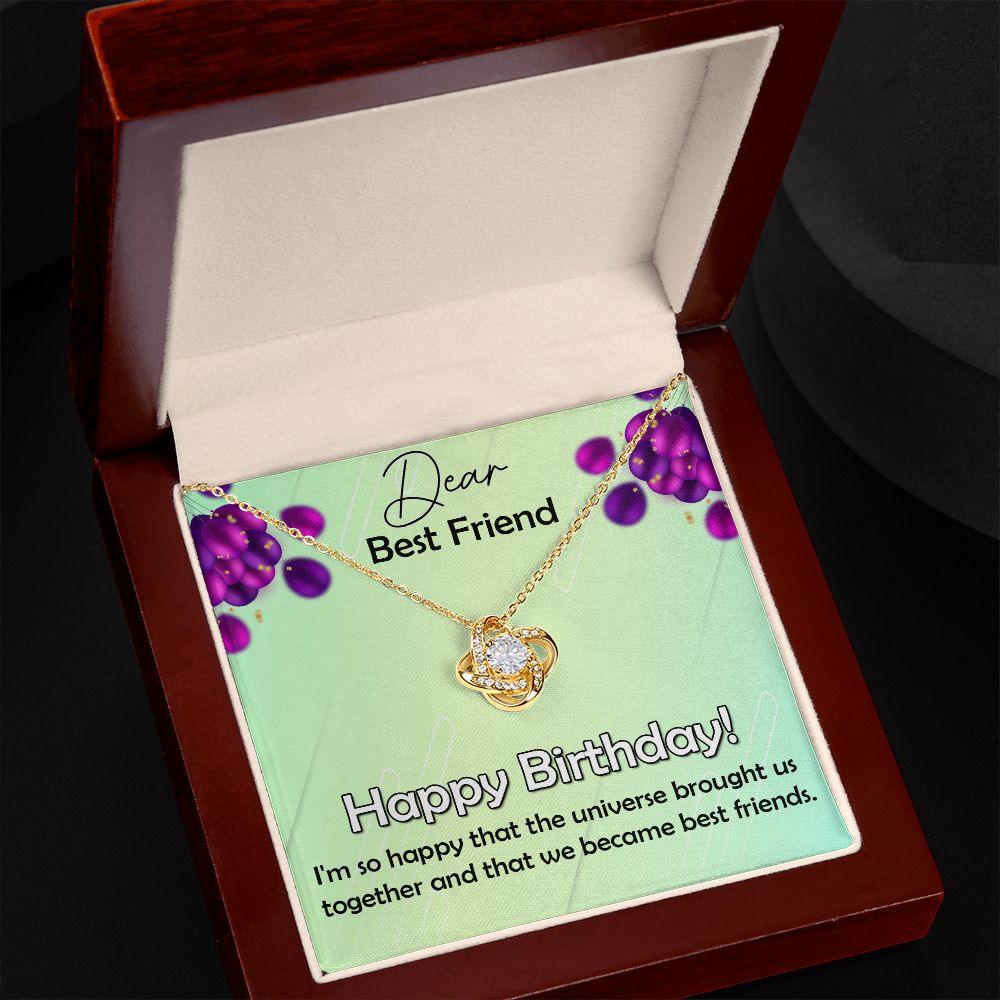 Birthday Gift For Best Friend, Beautiful Love Knot Necklace - Shine-Smart