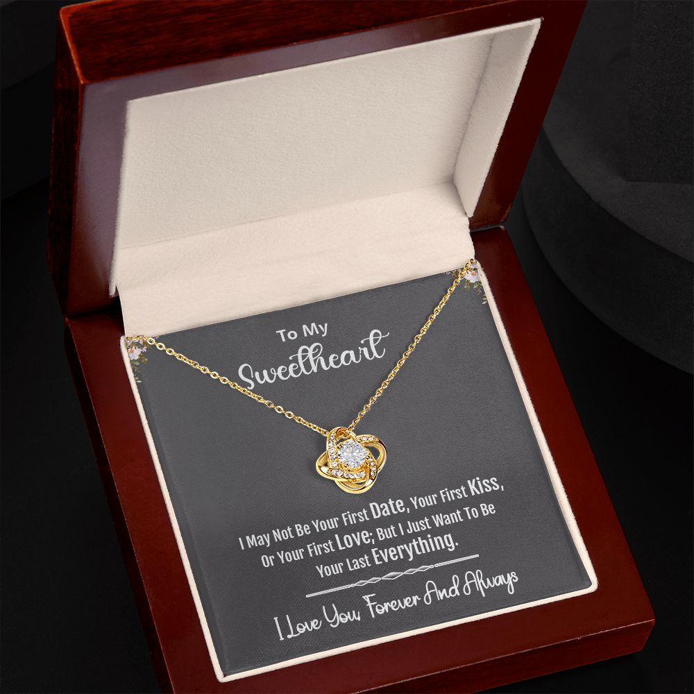 Beautiful Love Knot Necklace for Sweetheart, Nice Gift For Sweetheart - Shine-Smart