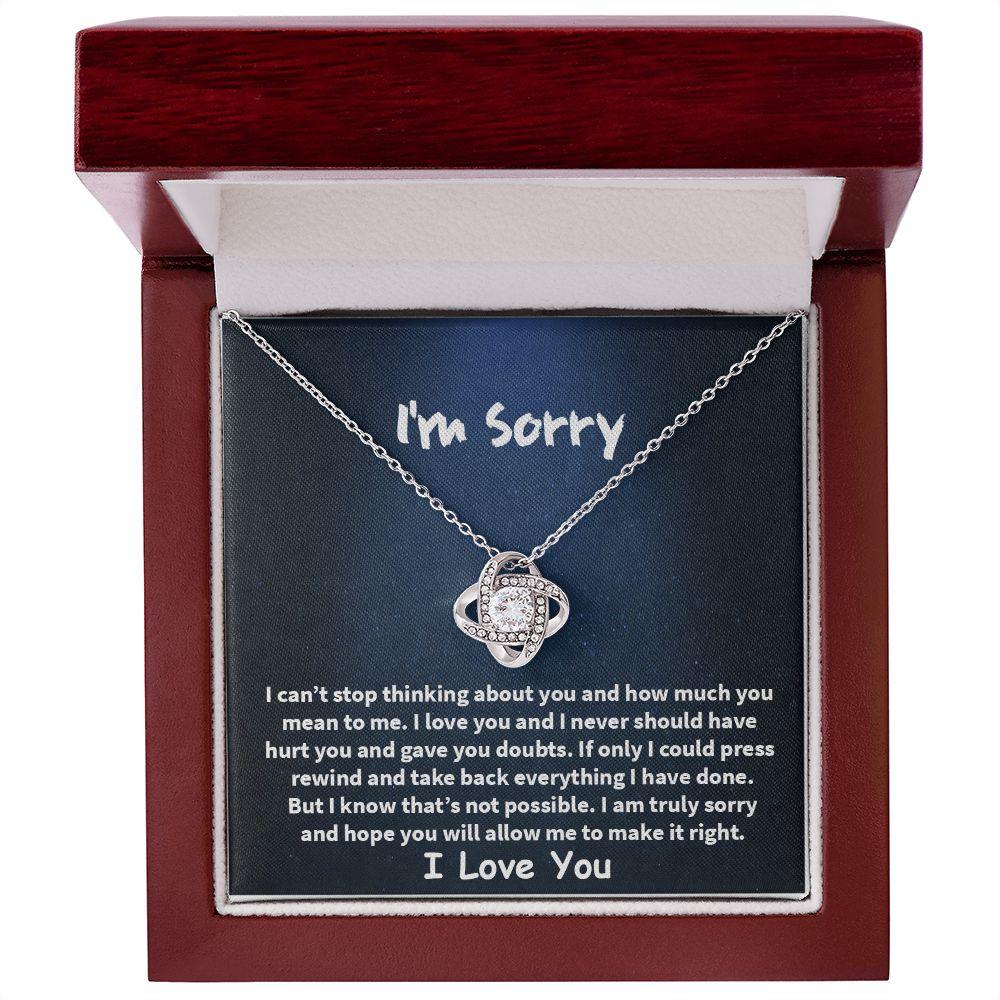 Sorry Gift Wife, Sorry Gift Girlfriend, Sorry Gift Friend, Forgive me Jewelry, - Shine-Smart