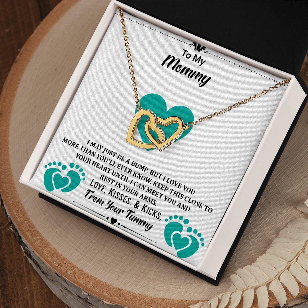 Amazing Gift for Mommy, Interlocking Hearts Necklace For Mommy - Shine-Smart