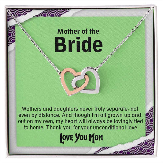 Best Interlocking Hearts necklace For New Mom, Gift for Future Mom - Shine-Smart