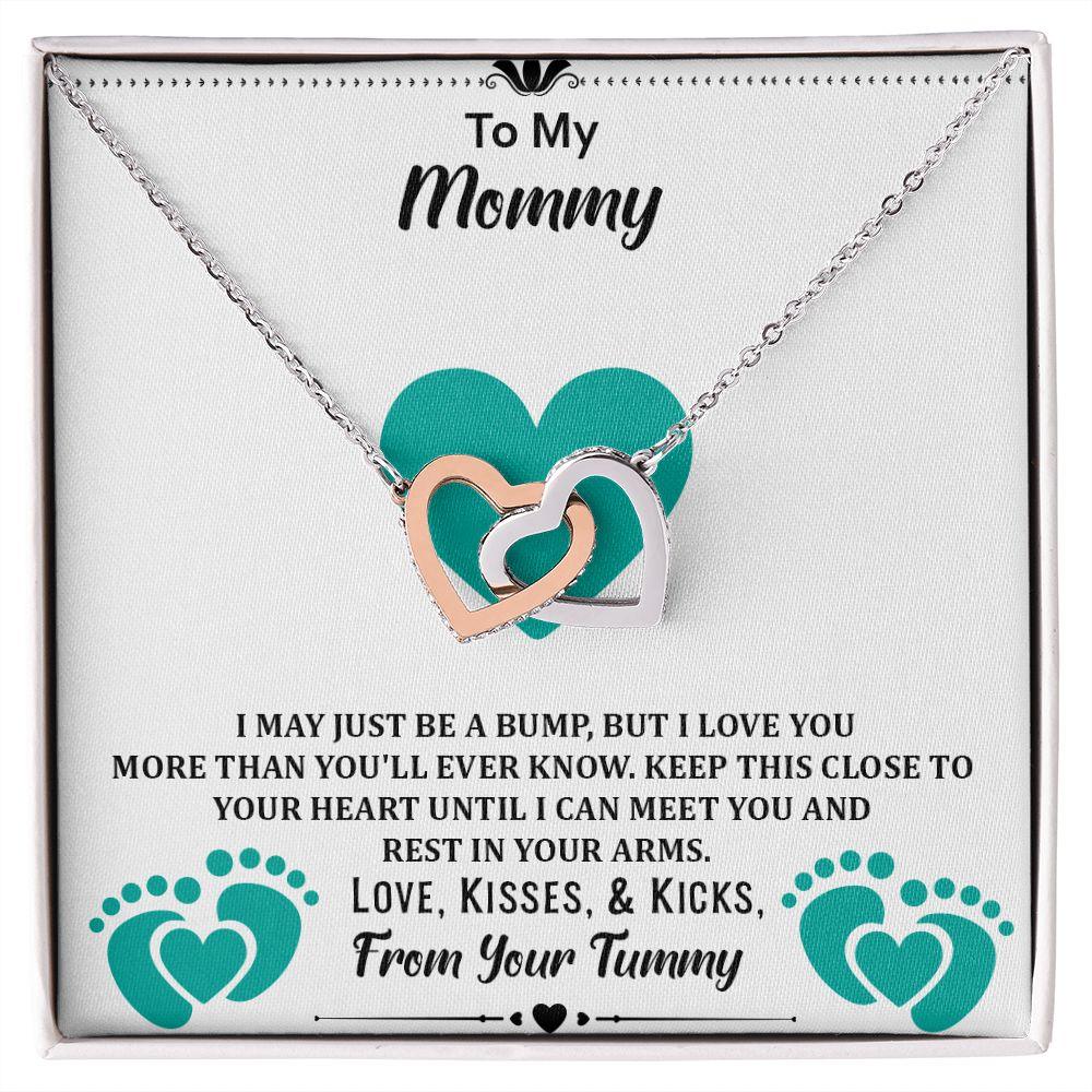 Amazing Gift for Mommy, Interlocking Hearts Necklace For Mommy - Shine-Smart