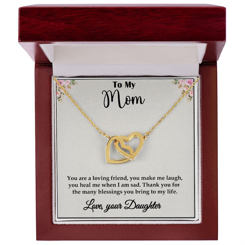 Amazing Interlocking Hearts necklace Gift for Mom, Best Gift For Mom - Shine-Smart