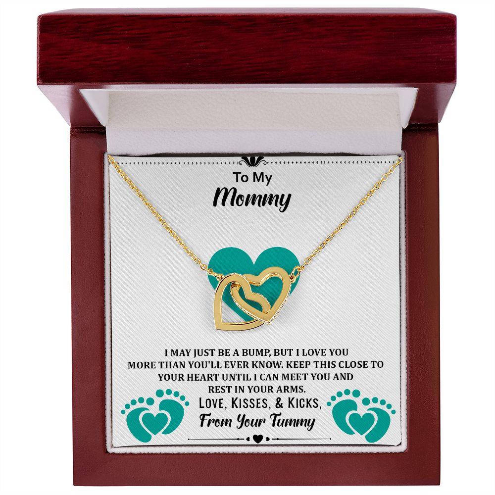 Amazing Gift for Mommy, Interlocking Hearts Necklace For Mommy - Shine-Smart