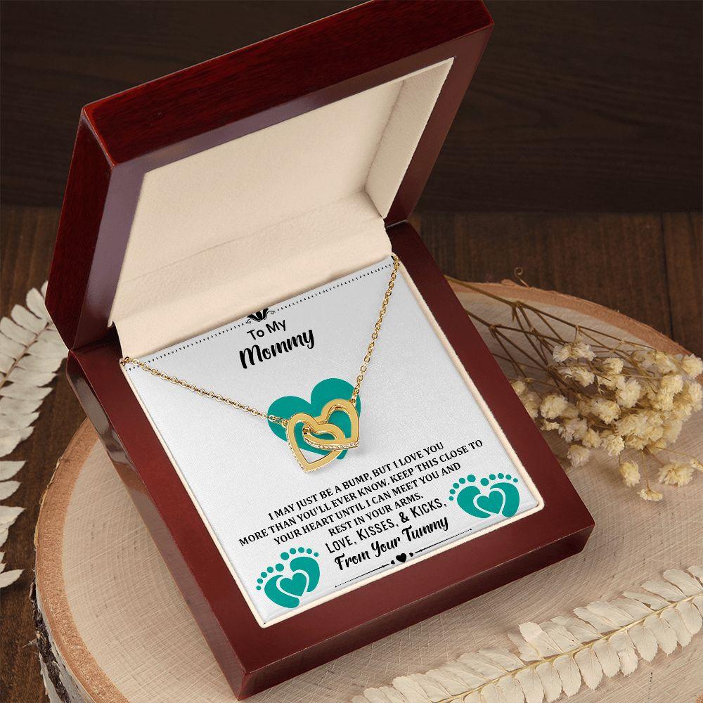 Amazing Gift for Mommy, Interlocking Hearts Necklace For Mommy - Shine-Smart