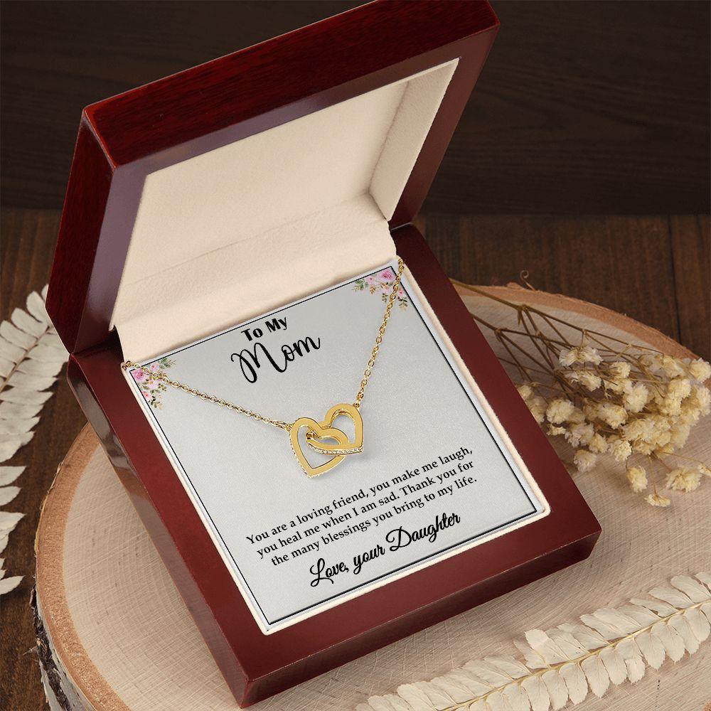 Amazing Interlocking Hearts necklace Gift for Mom, Best Gift For Mom - Shine-Smart