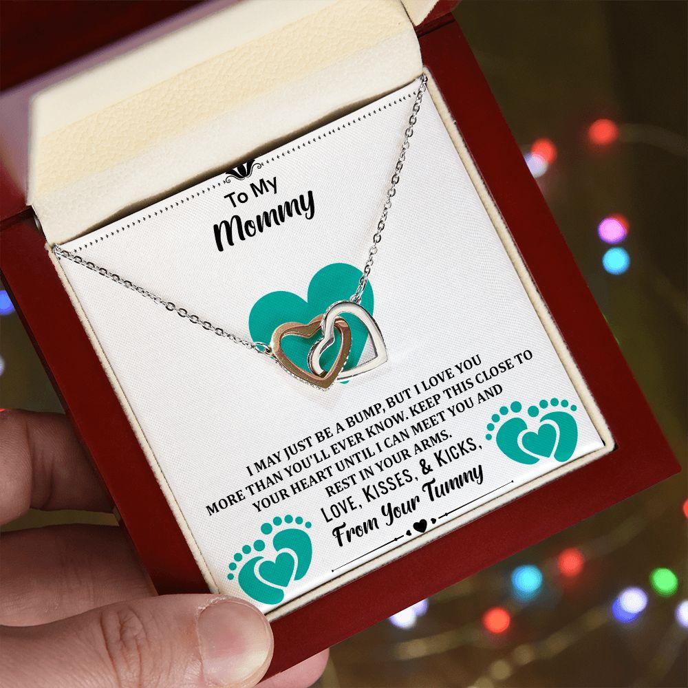 Amazing Gift for Mommy, Interlocking Hearts Necklace For Mommy - Shine-Smart