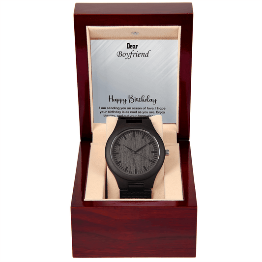 Wooden Watch Gift For Boyfriend, Amazing Gift For Boyfriend - Shine-Smart