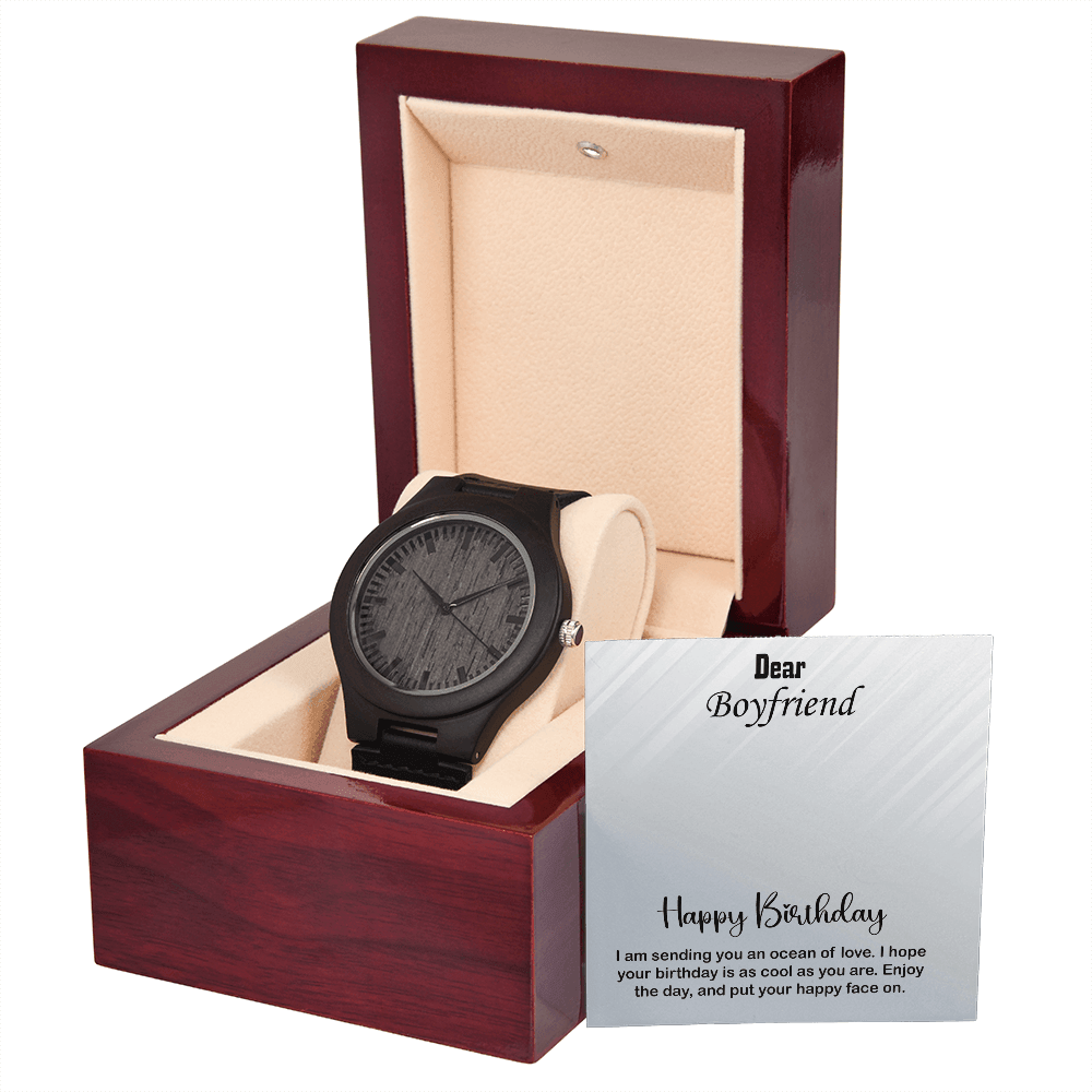 Wooden Watch Gift For Boyfriend, Amazing Gift For Boyfriend - Shine-Smart