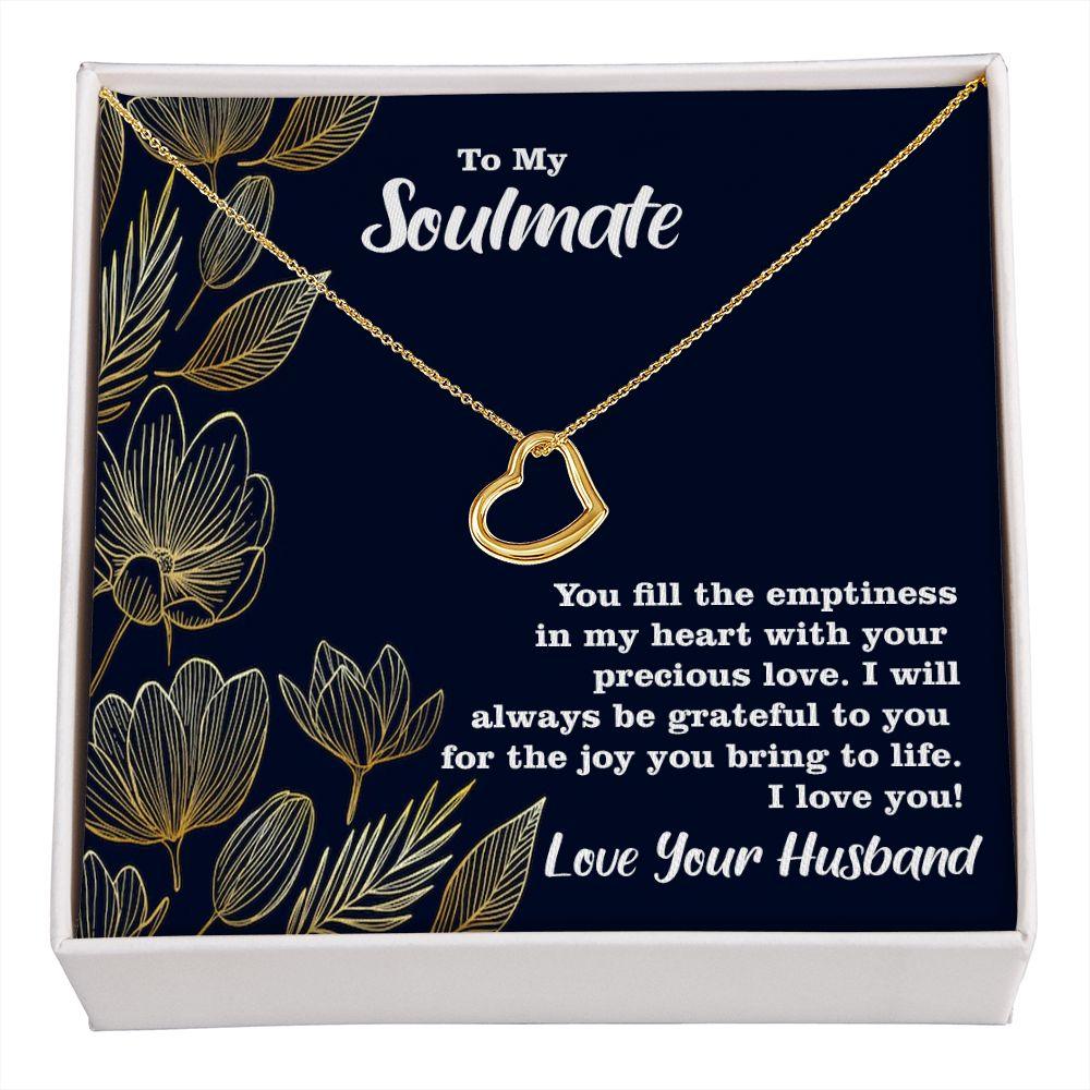 Wonderful Gift for Soulmate, Delicate Heart Necklace For Soulmate - Shine-Smart