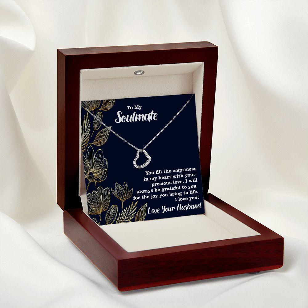 Wonderful Gift for Soulmate, Delicate Heart Necklace For Soulmate - Shine-Smart