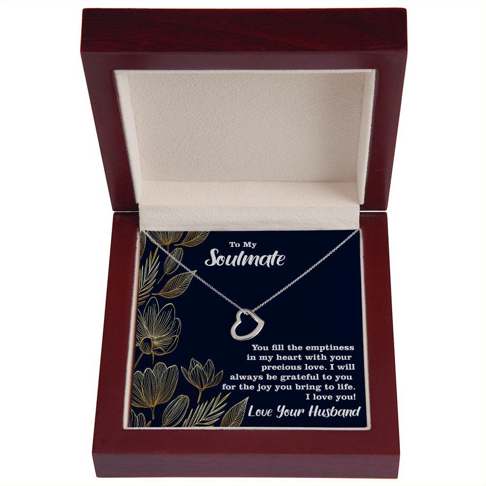 Wonderful Gift for Soulmate, Delicate Heart Necklace For Soulmate - Shine-Smart