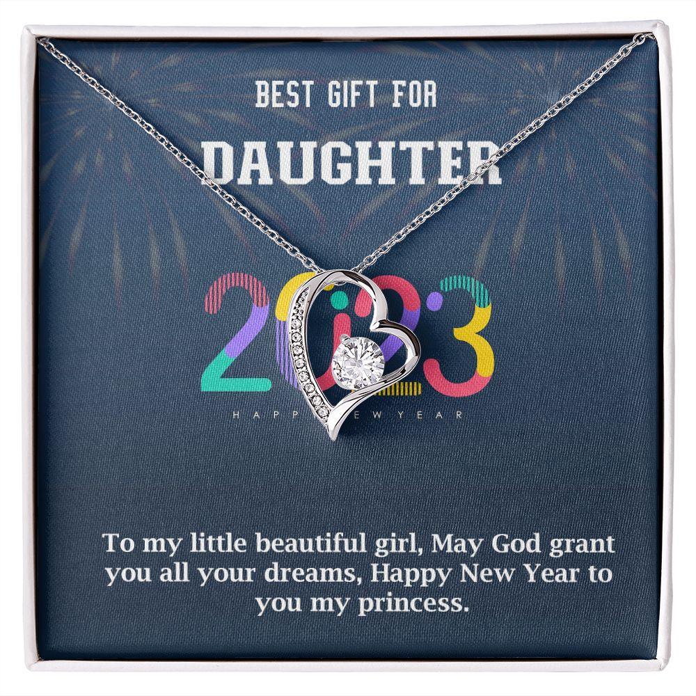 Happy New Year Gift for Daughter, Forever Love Necklace New Year Gift For Daughter - Shine-Smart