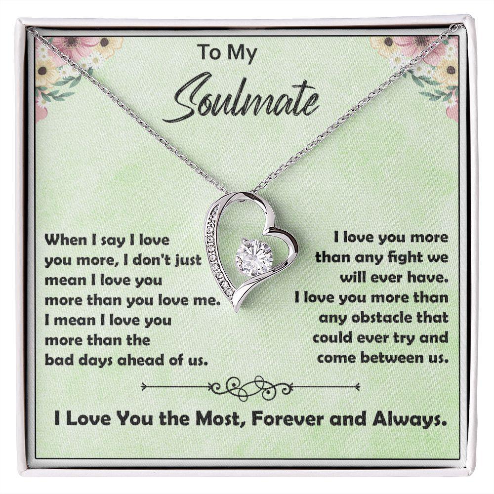 Forever Love Necklace Gift for Soulmate, Best Gift for Soulmate - Shine-Smart