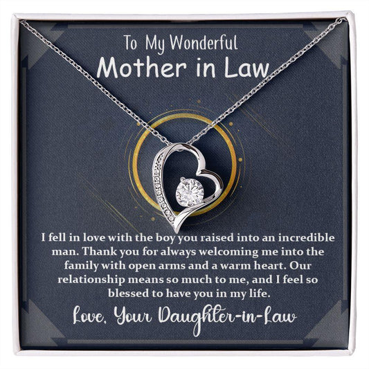 Forever Love Necklace, Wonderful Gift for Mother-in-Law - Shine-Smart