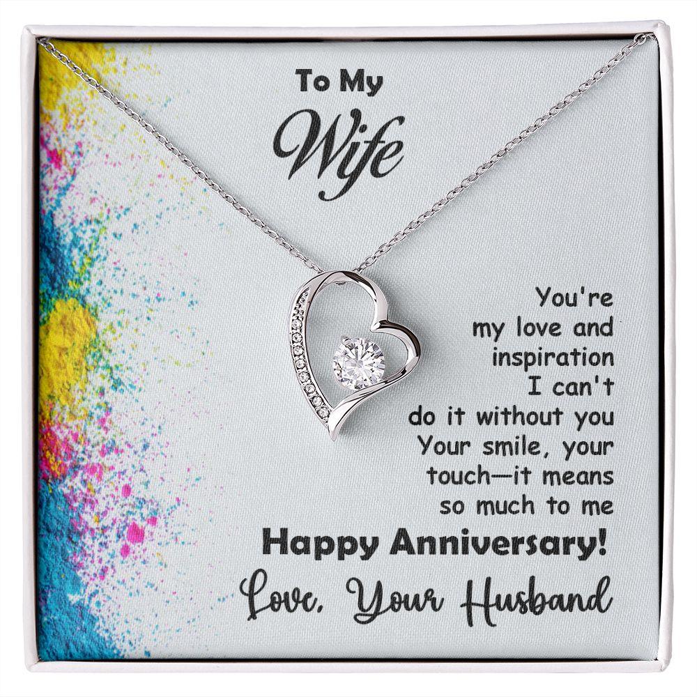 Forever Love Necklace Gift, Best Anniversary Gift For Wife - Shine-Smart