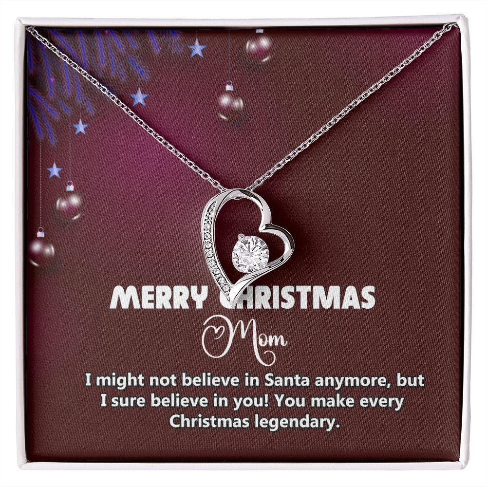 Merry Christmas Gift For Mom, Forever Love Necklace Gift For Mom - Shine-Smart