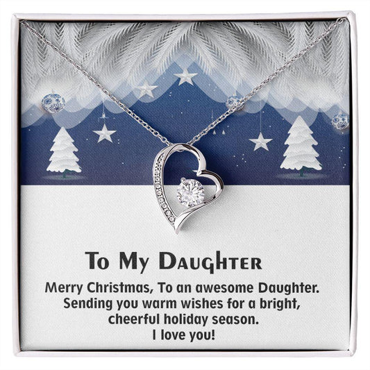 Beautiful Christmas Gift for Daughter, Forever Love Necklace For Daughter - Shine-Smart