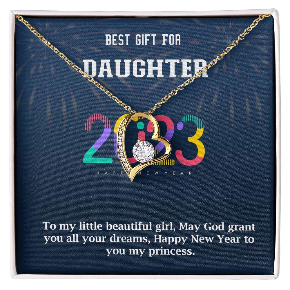 Happy New Year Gift for Daughter, Forever Love Necklace New Year Gift For Daughter - Shine-Smart