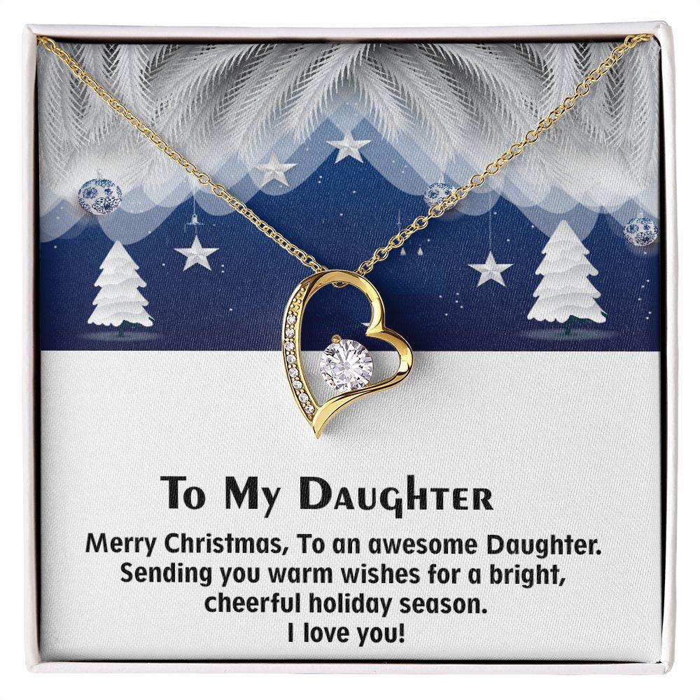 Beautiful Christmas Gift for Daughter, Forever Love Necklace For Daughter - Shine-Smart