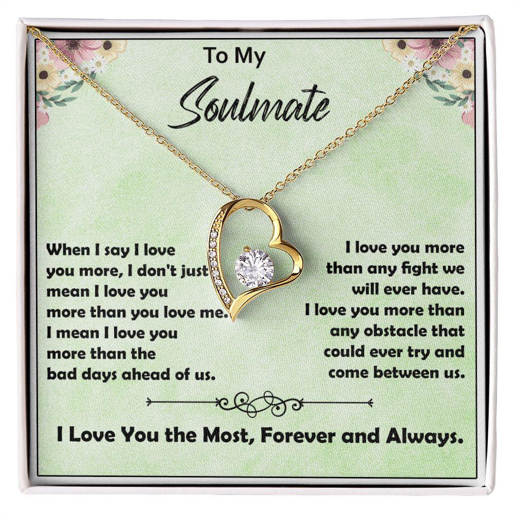 Forever Love Necklace Gift for Soulmate, Best Gift for Soulmate - Shine-Smart