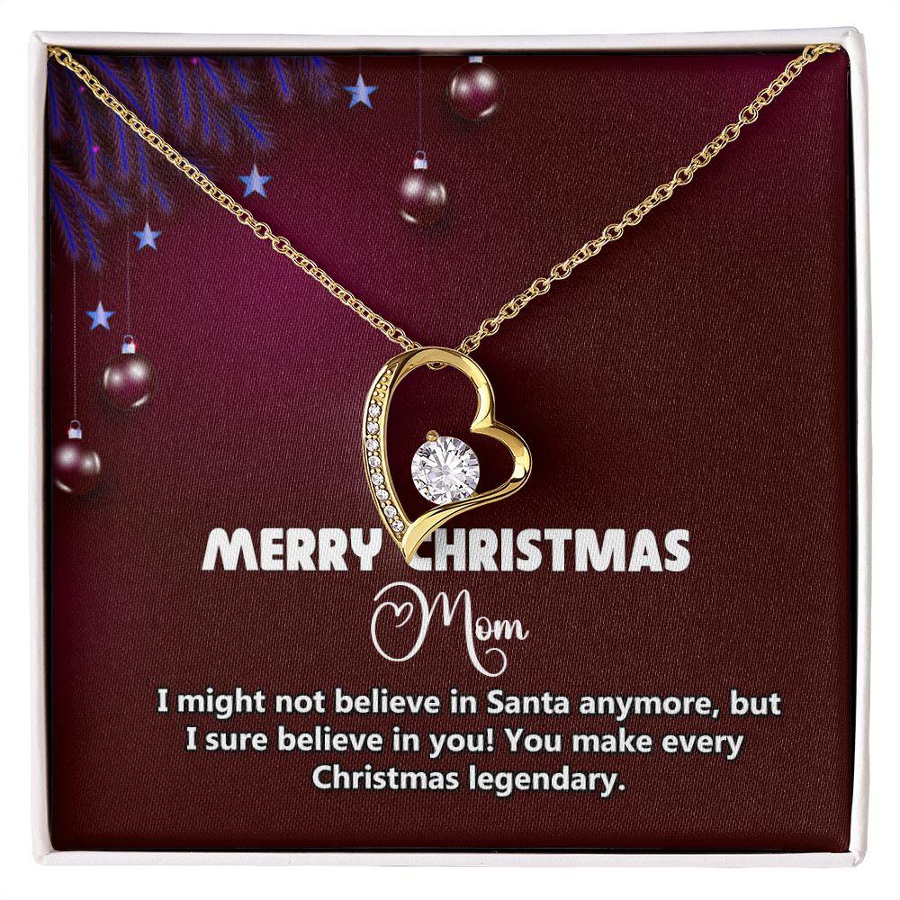 Merry Christmas Gift For Mom, Forever Love Necklace Gift For Mom - Shine-Smart