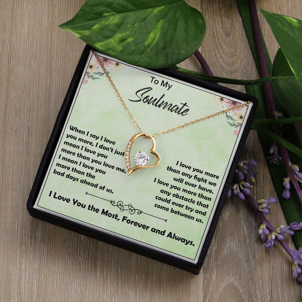 Forever Love Necklace Gift for Soulmate, Best Gift for Soulmate - Shine-Smart