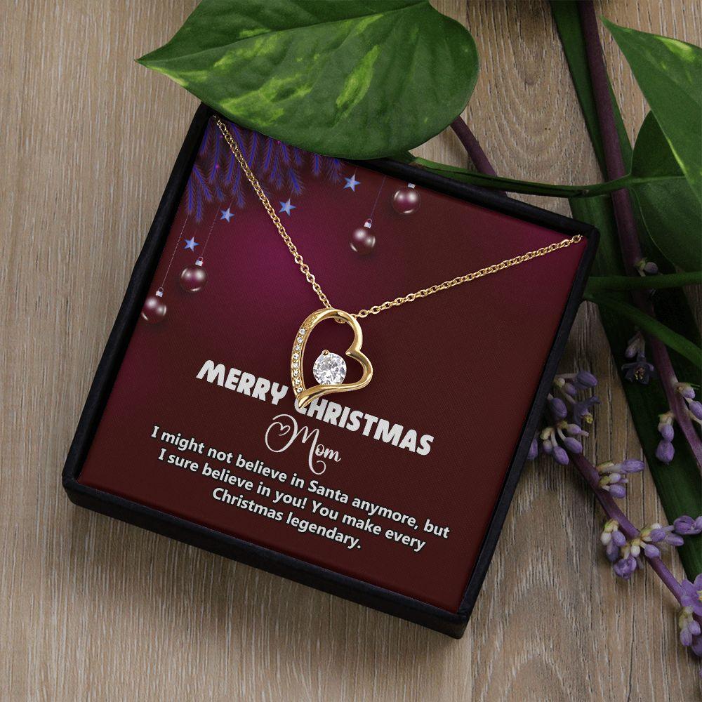 Merry Christmas Gift For Mom, Forever Love Necklace Gift For Mom - Shine-Smart