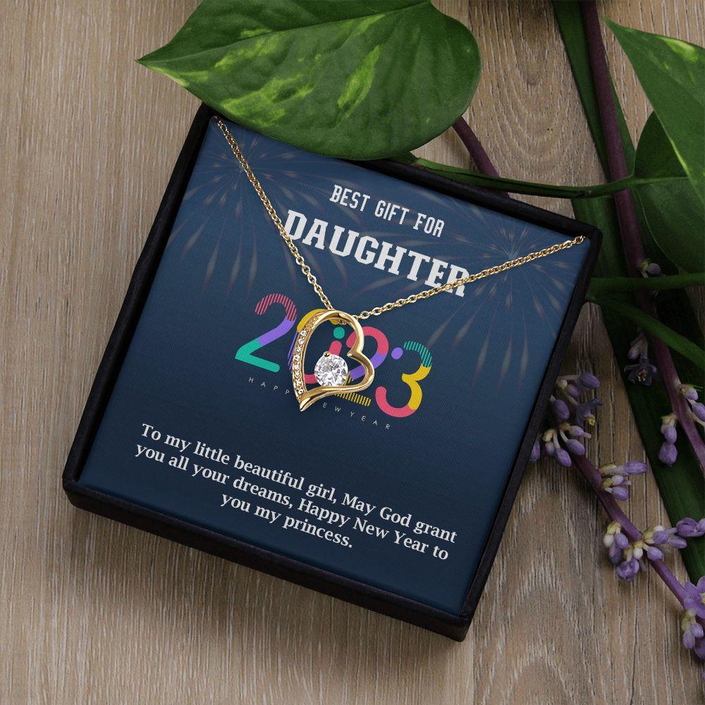 Happy New Year Gift for Daughter, Forever Love Necklace New Year Gift For Daughter - Shine-Smart