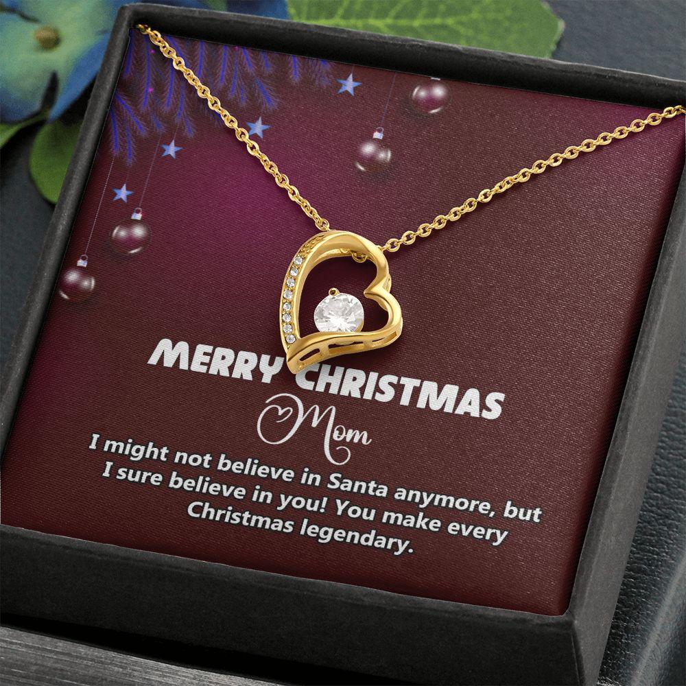 Merry Christmas Gift For Mom, Forever Love Necklace Gift For Mom - Shine-Smart