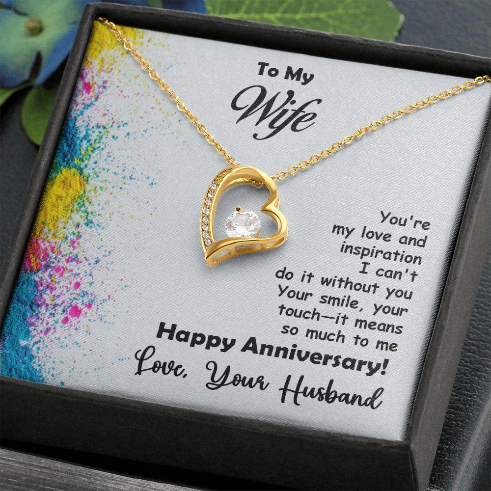 Forever Love Necklace Gift, Best Anniversary Gift For Wife - Shine-Smart