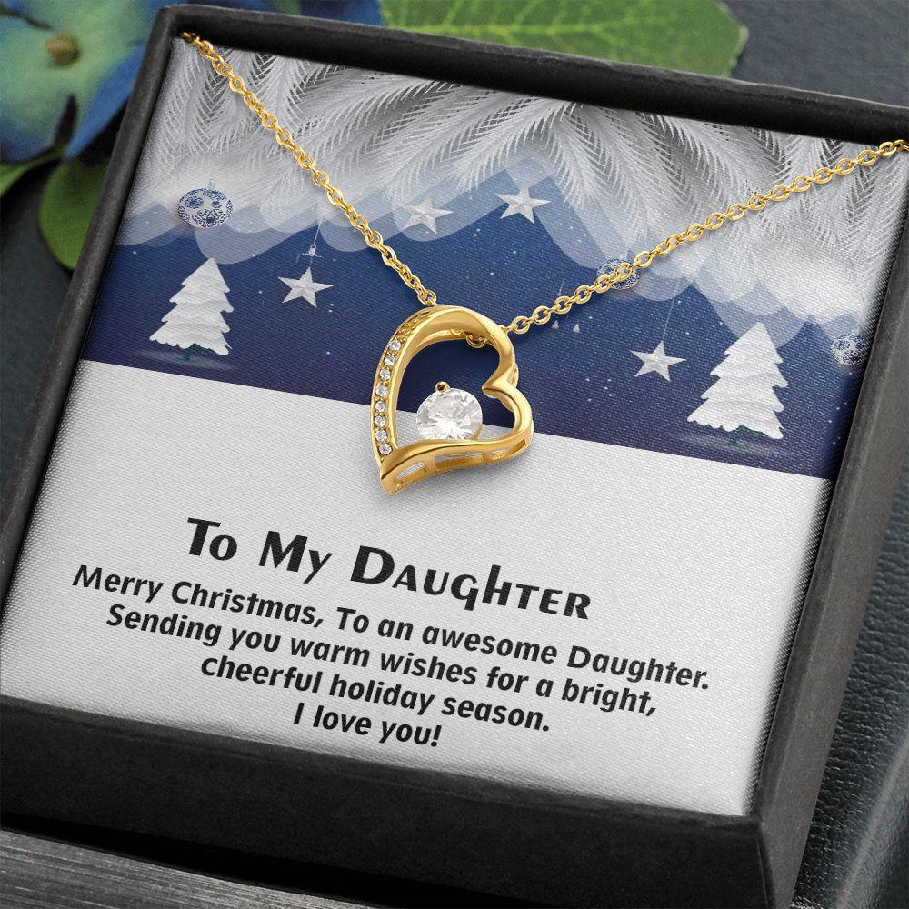 Beautiful Christmas Gift for Daughter, Forever Love Necklace For Daughter - Shine-Smart