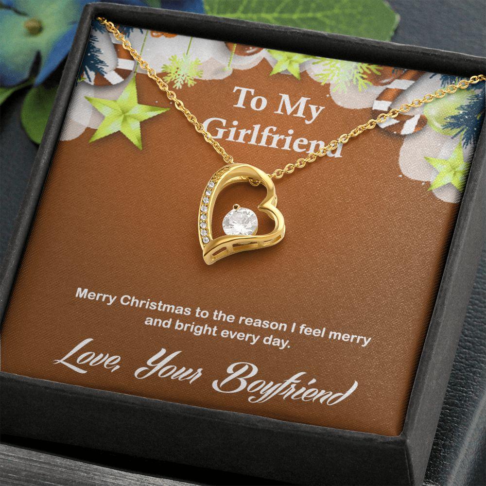 Christmas Gift For Girlfriend, Forever Love Necklace Gift For Girlfriend - Shine-Smart