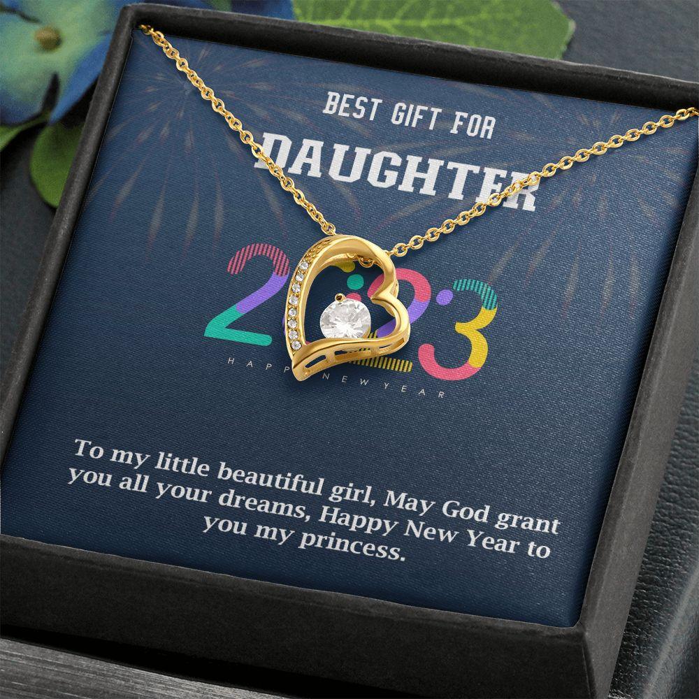 Happy New Year Gift for Daughter, Forever Love Necklace New Year Gift For Daughter - Shine-Smart