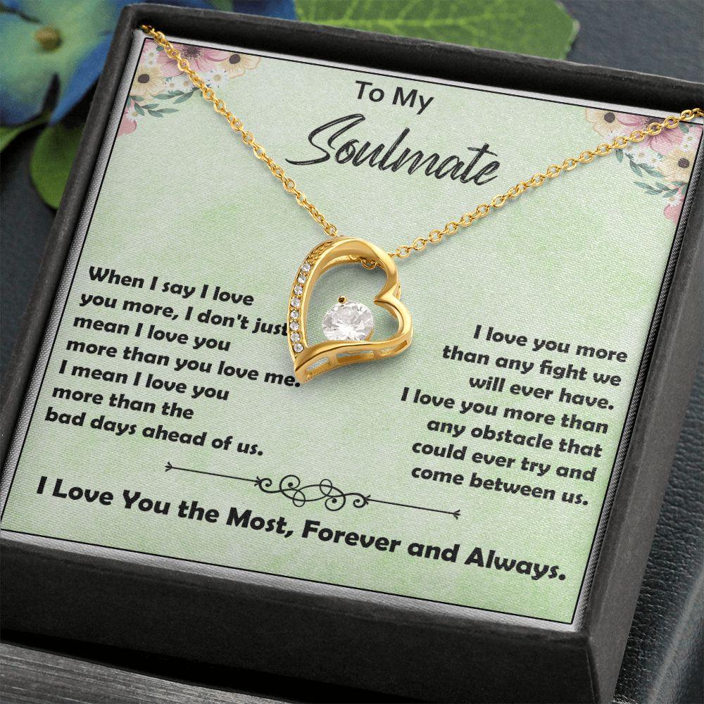 Forever Love Necklace Gift for Soulmate, Best Gift for Soulmate - Shine-Smart