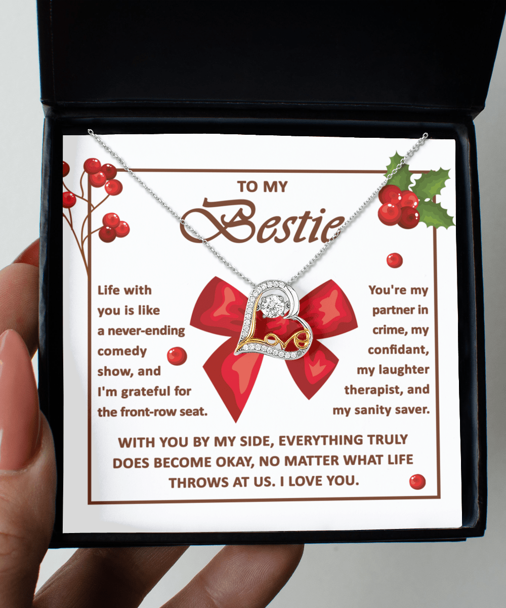 Bestie-Life With You-Love Dance necklace